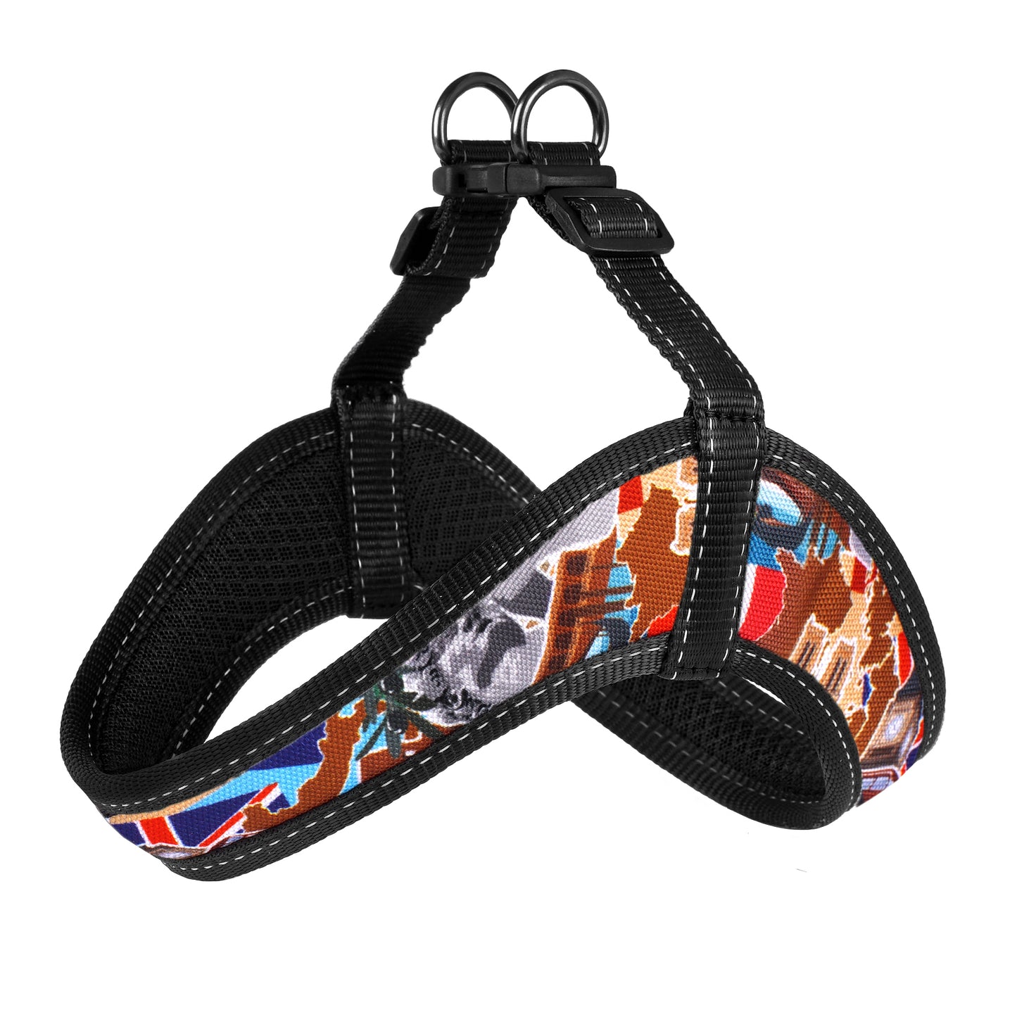 Travel Dog Harness with Name