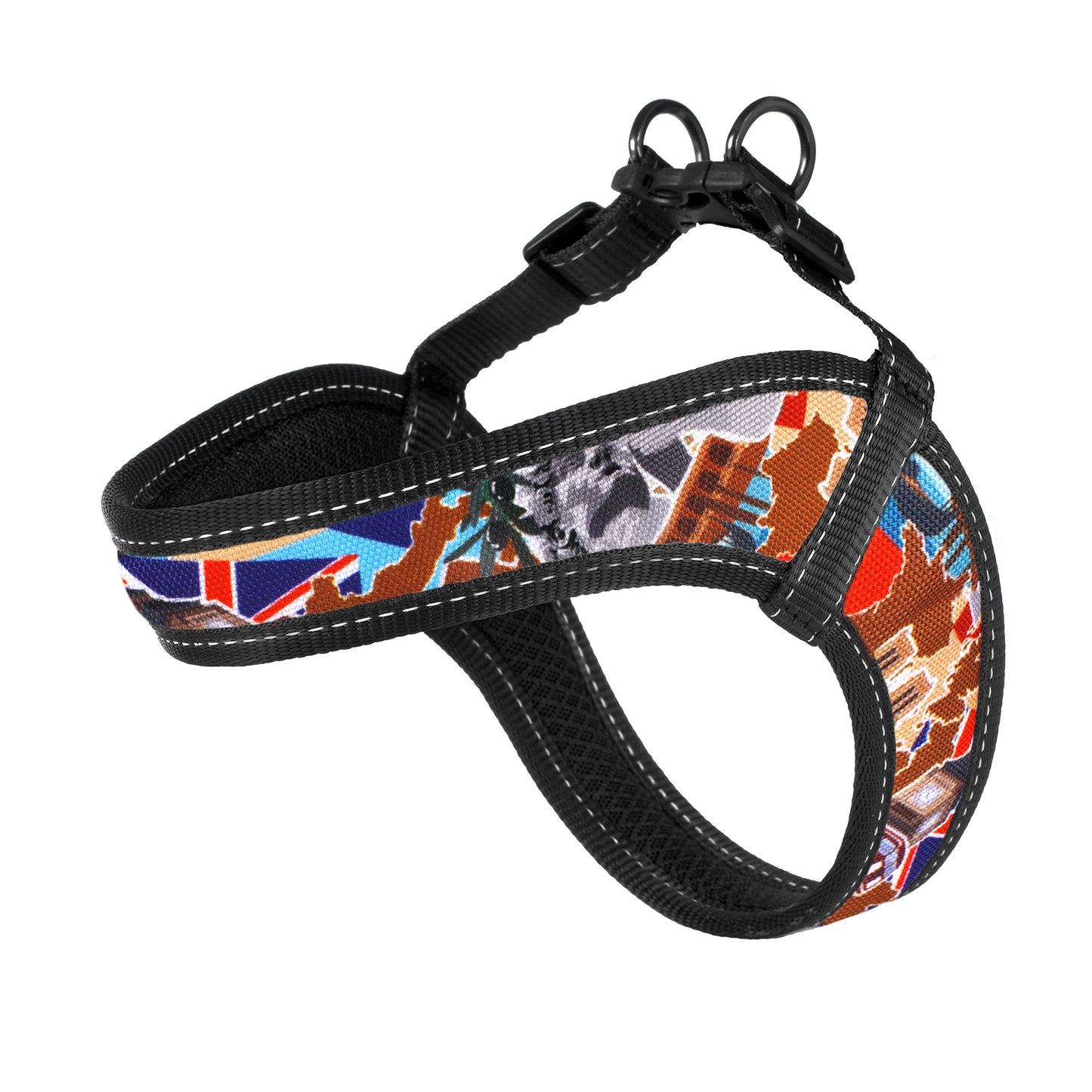 Travel Dog Harness with Name