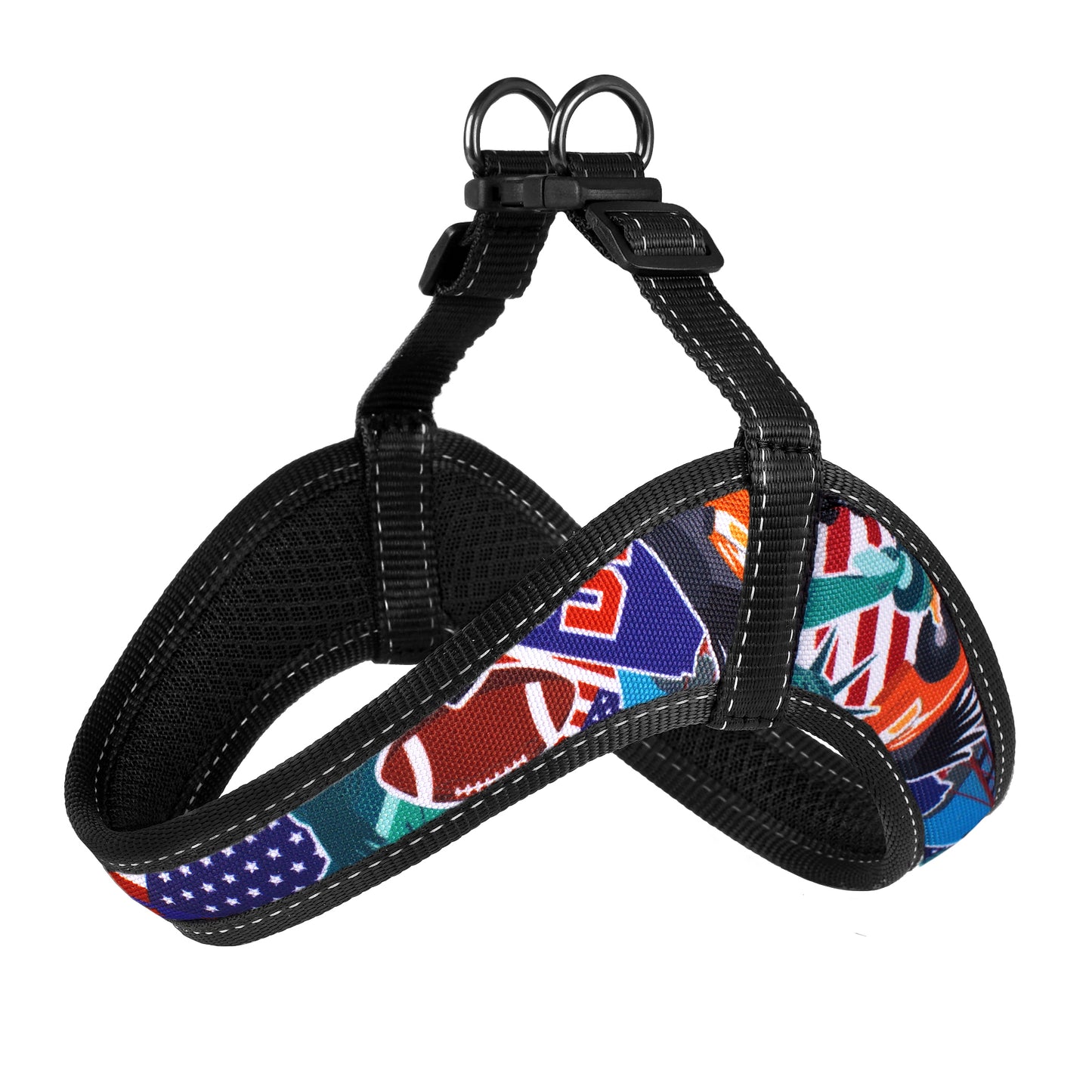 Travel Dog Harness with Name