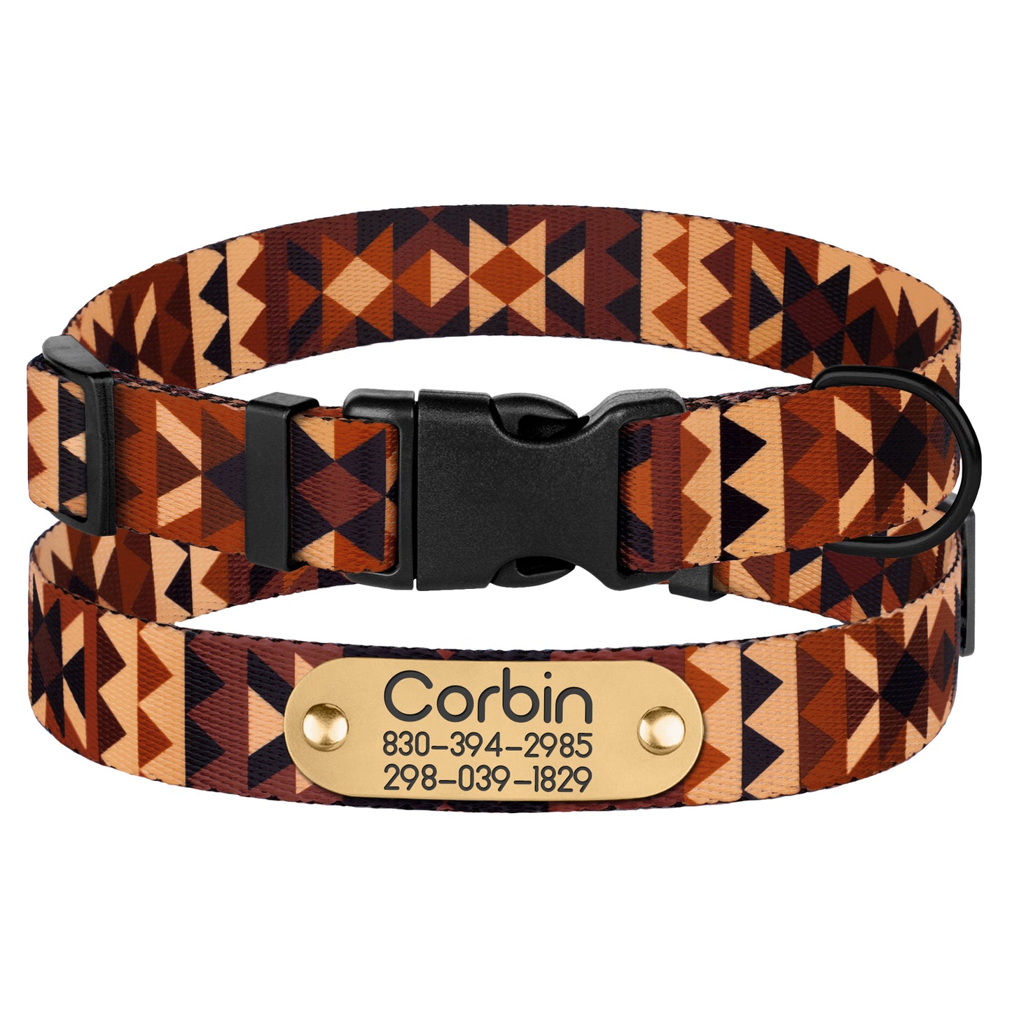 Nylon Dog Collar with Name