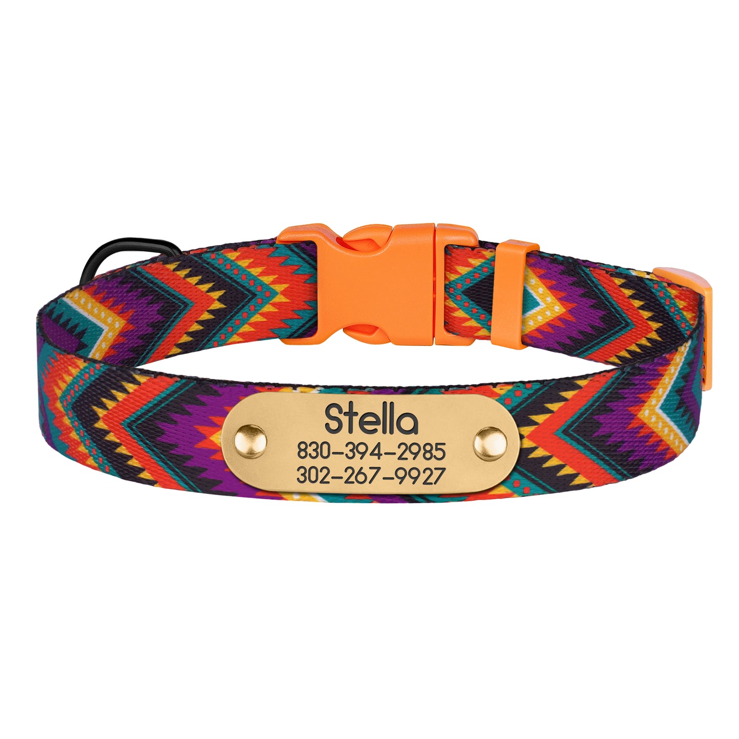 Nylon Dog Collar with Name