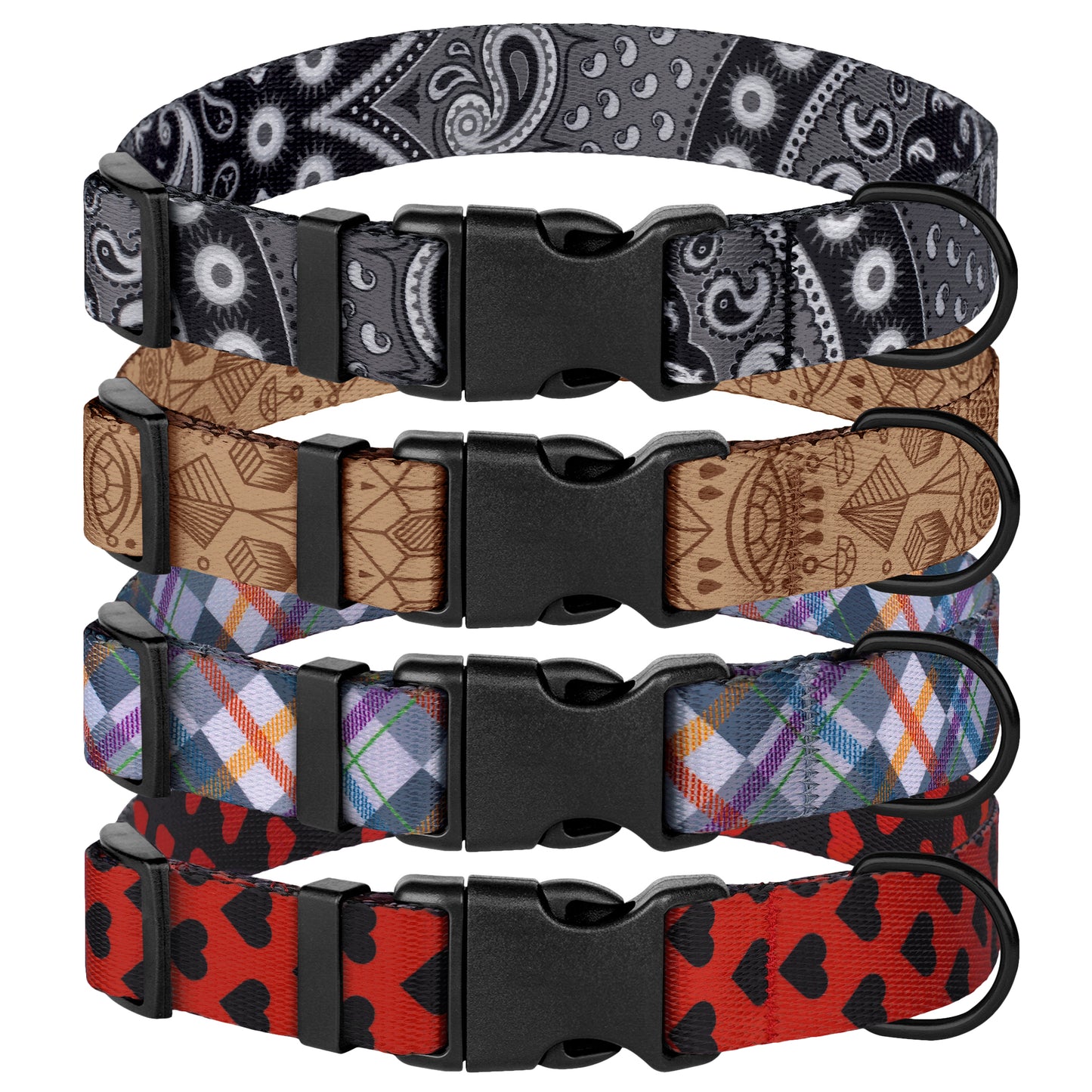 Nylon Dog Collar with Plastic Buckle