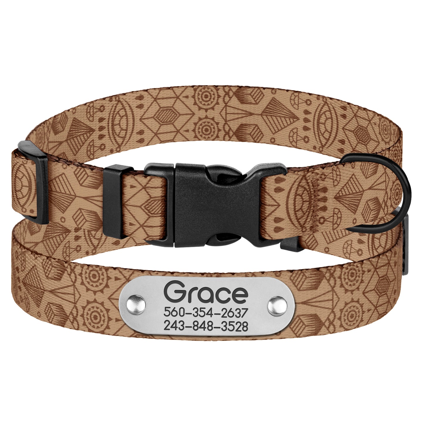 Nylon Dog Collar with Plastic Buckle
