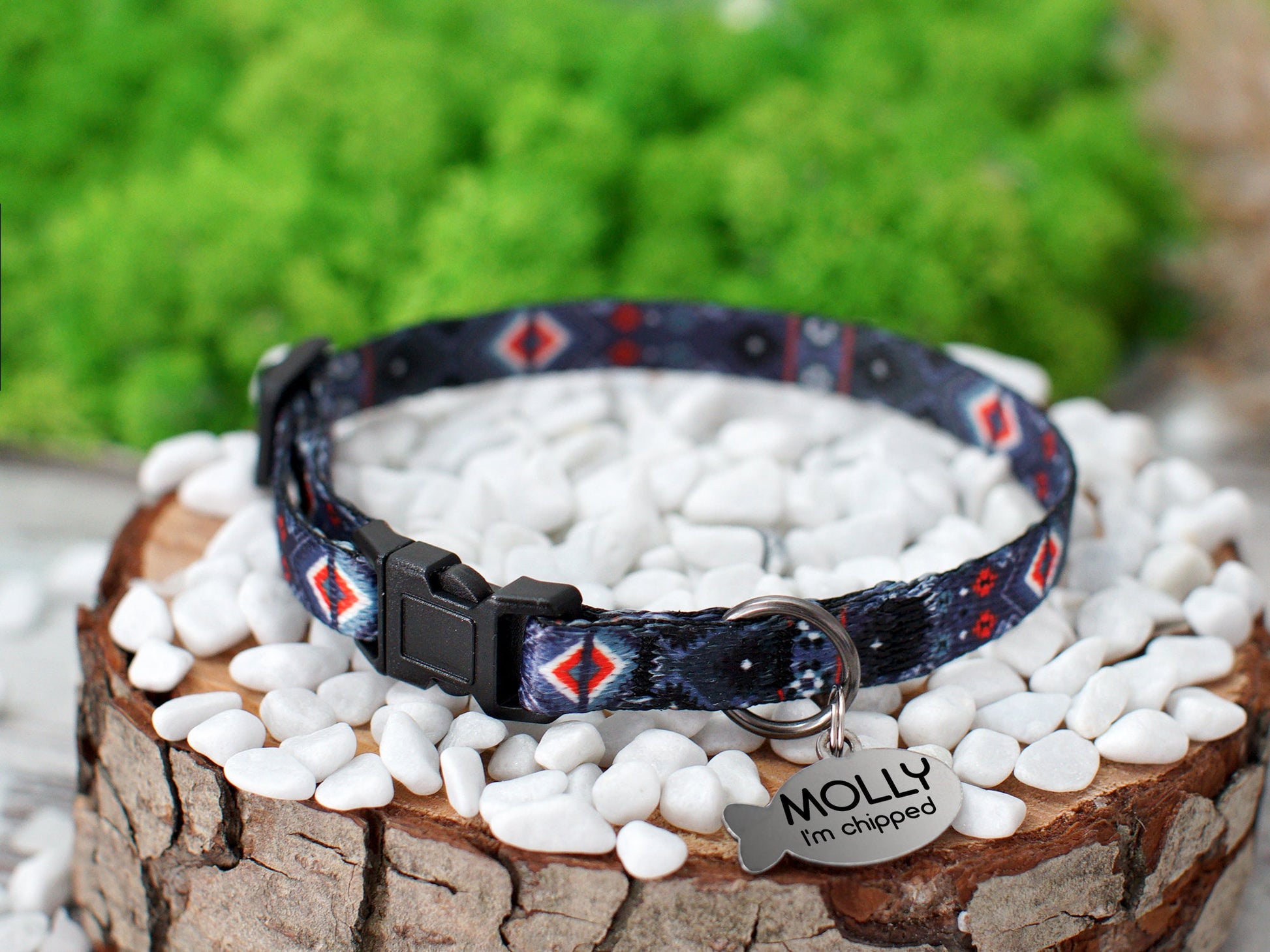 Personalized Cat Collar with Bell, Breakaway Cat Collar, Adjustable Cat Collar with Name Tag, Kitten Collar, Gifts for Cat Lovers