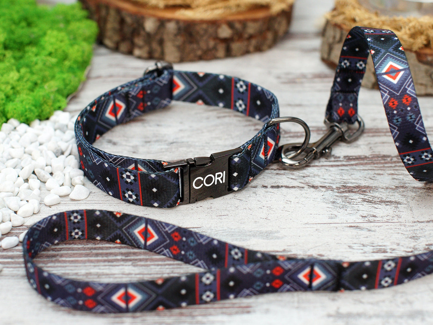 Southwest Dog Leash 5FT, Geometric Pattern Dog Leashes, Aztec Tribal Pet Leashes for Small Medium Large Dogs Puppy