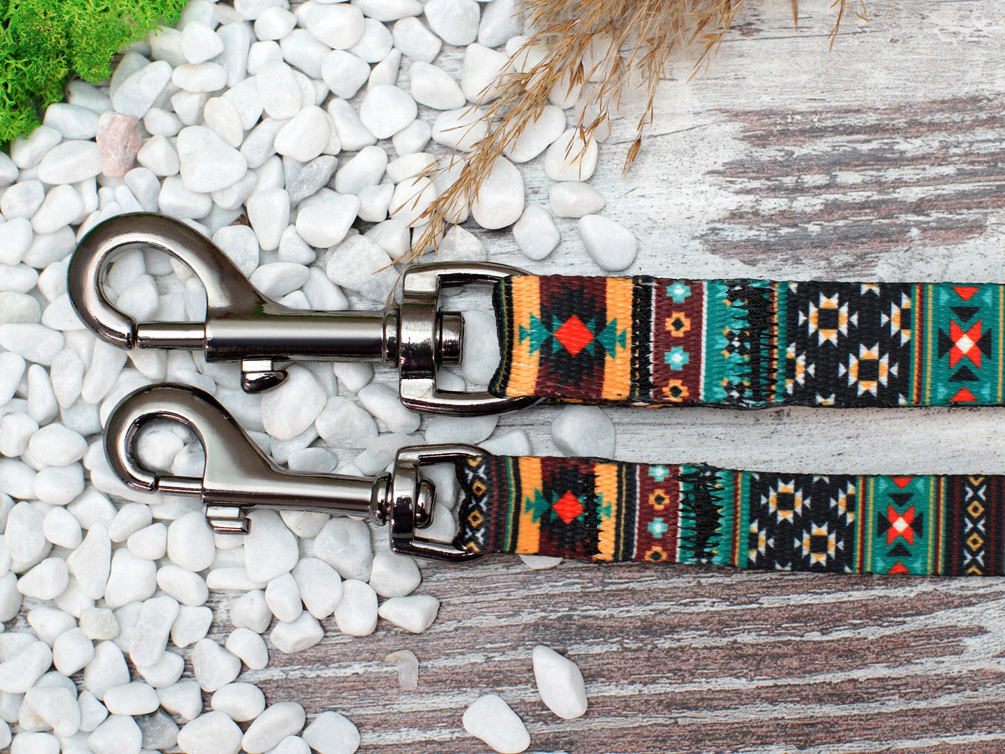 Southwest Dog Leash 5FT, Geometric Pattern Dog Leashes, Aztec Tribal Pet Leashes for Small Medium Large Dogs Puppy
