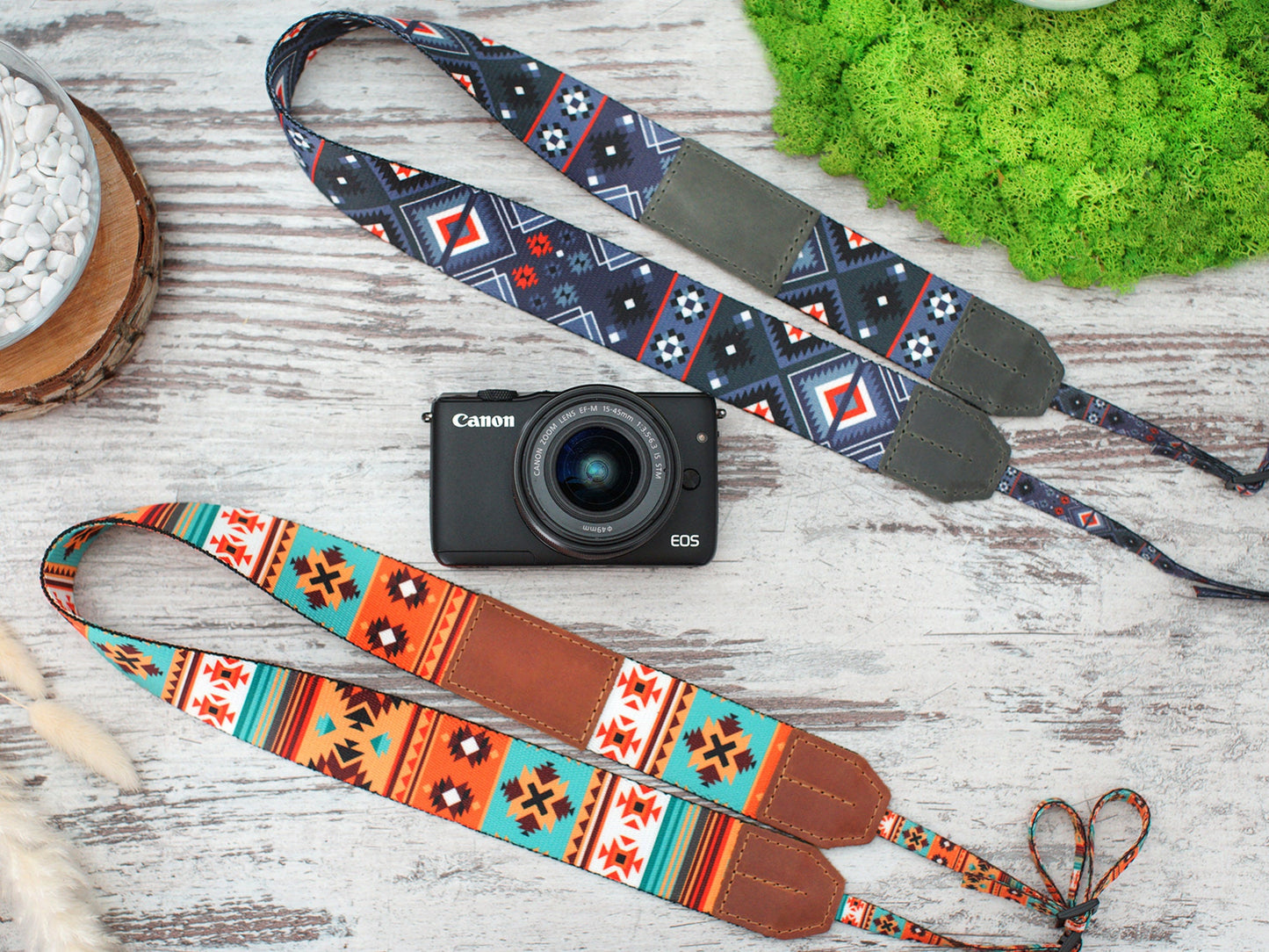 Southwest Camera Strap, Personalized Travel Gifts, Custom Camera Straps for Canon Nikon Sony, Print Camera Strap, Gifts for Him