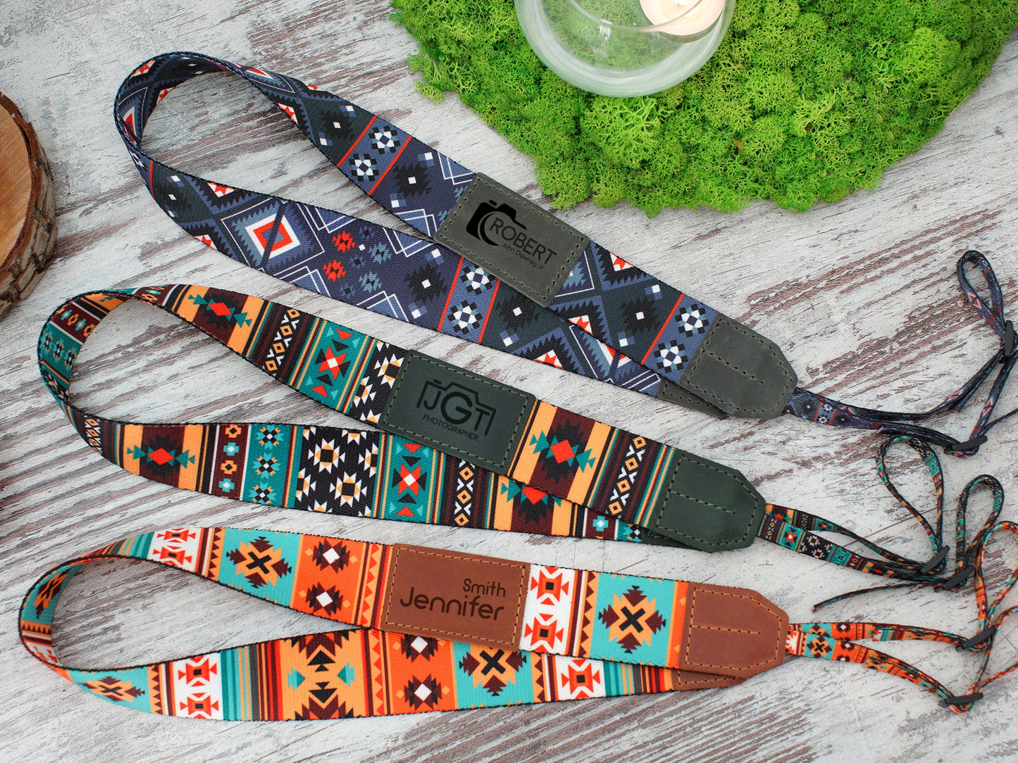 Southwest Camera Strap, Personalized Travel Gifts, Custom Camera Straps for Canon Nikon Sony, Print Camera Strap, Gifts for Him