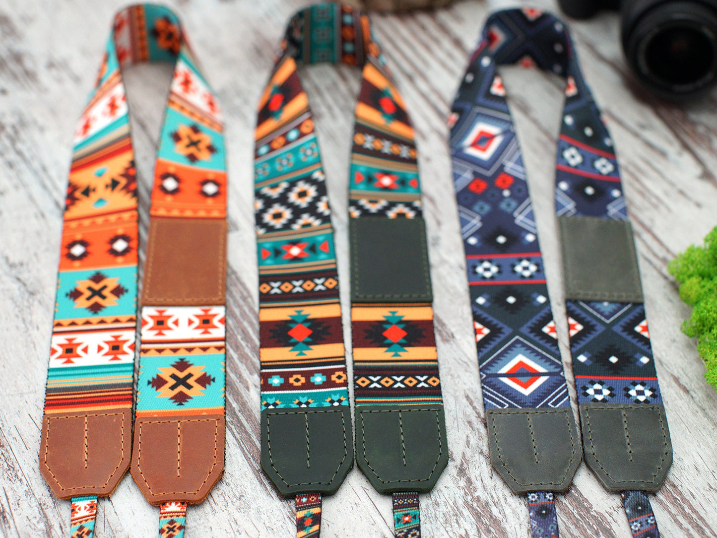 Southwest Camera Strap, Personalized Travel Gifts, Custom Camera Straps for Canon Nikon Sony, Print Camera Strap, Gifts for Him