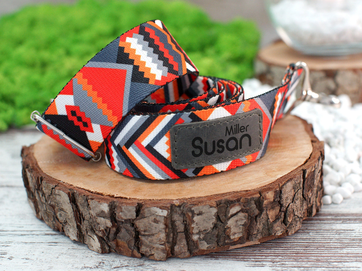 Pattern Replacement Bag Strap, Personalized Shoulder Bag Strap, Gifts for Her, Tribal Aztec Print Crossbody Strap, Custom Purse Strap