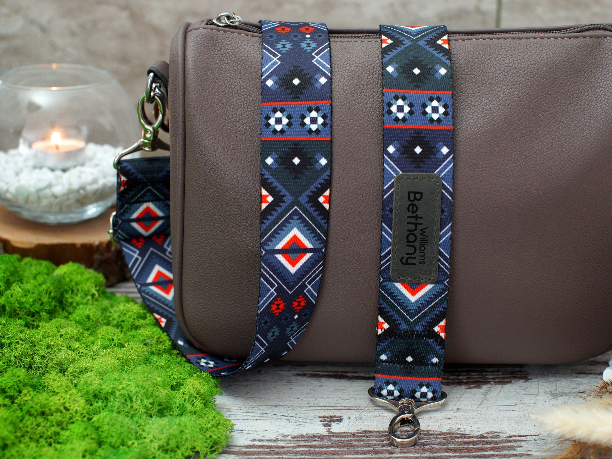 Engraved Shoulder Bag Strap, Replacement Purse Strap Crossbody, Personalized Bag Strap Wide, Custom Crossbody Strap, Christmas Gifts for Her