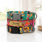 Personalized States Edition dog collar – pattern close-up
