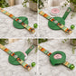 Artistic AirTag cat collar – adjustable fit and size reference