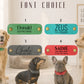 Personalized Nature's Palette dog leash – multiple pattern variants