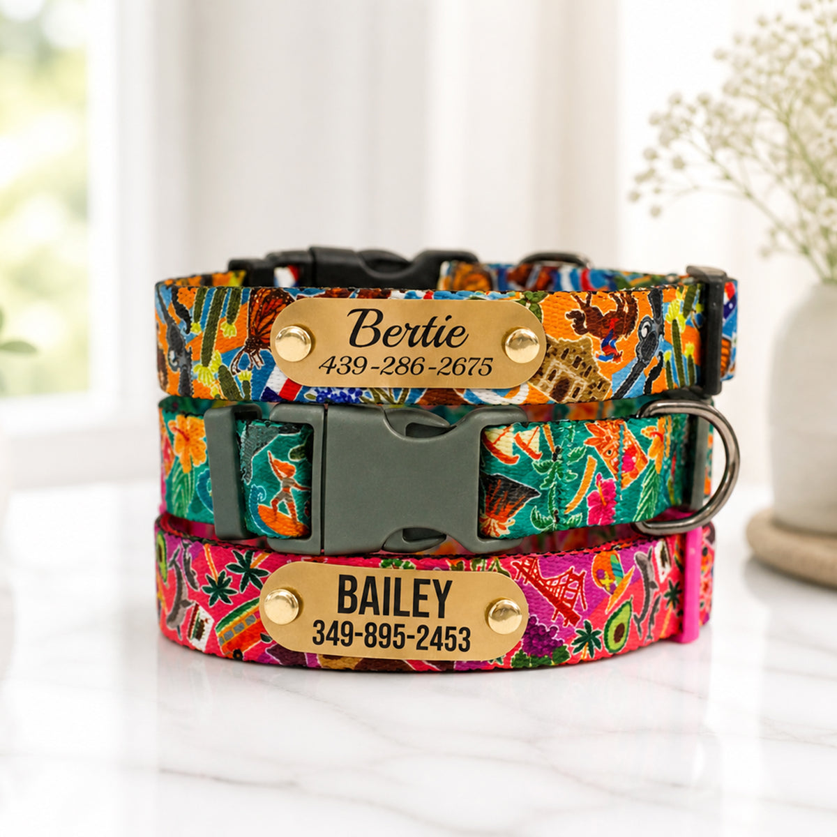 States Edition dog collar – multiple color and pattern variants
