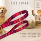 Nature's Palette dog leash – stitching and hardware detail
