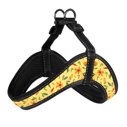 Floral Dog Harness for Small Medium Large Breeds