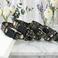 Artisan print dog collar – engraving and personalization detail