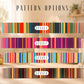 Nature's Palette dog collar – pattern and print close-up