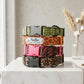 Animal Print Dog Collar with Personalized ID Name Plate