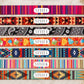Set of colorful patterned bands labeled 'Style 1' to 'Style 7' on a light background.