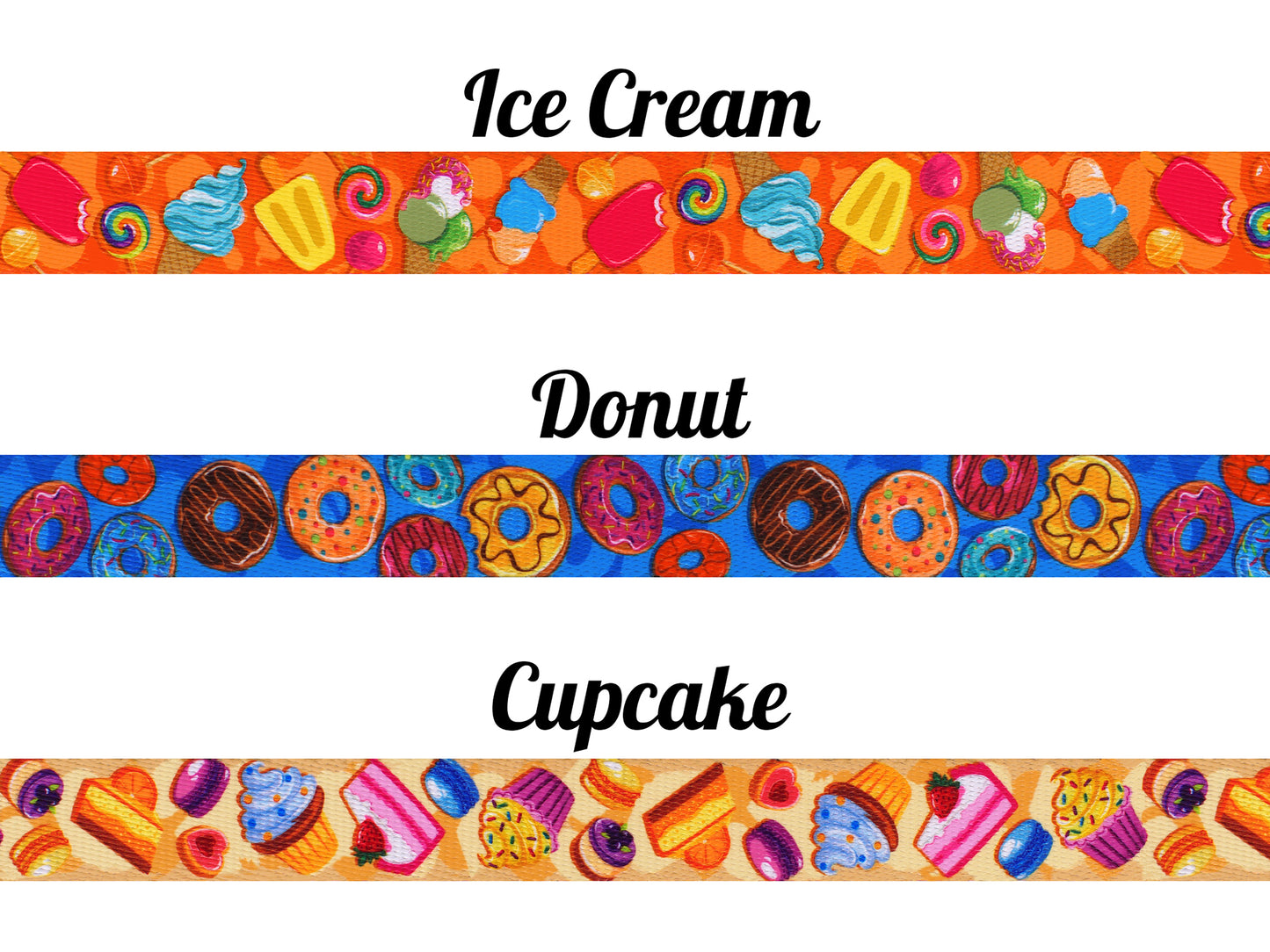 Donut Dog Collar with ID Tag