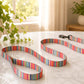 Personalized dog leash with nature-inspired print – side view