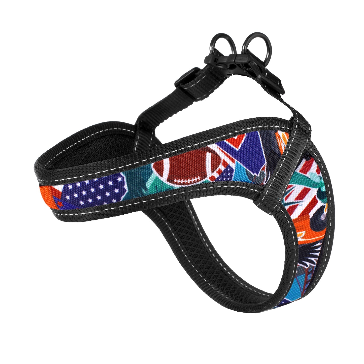 Travel Dog Harness with Name