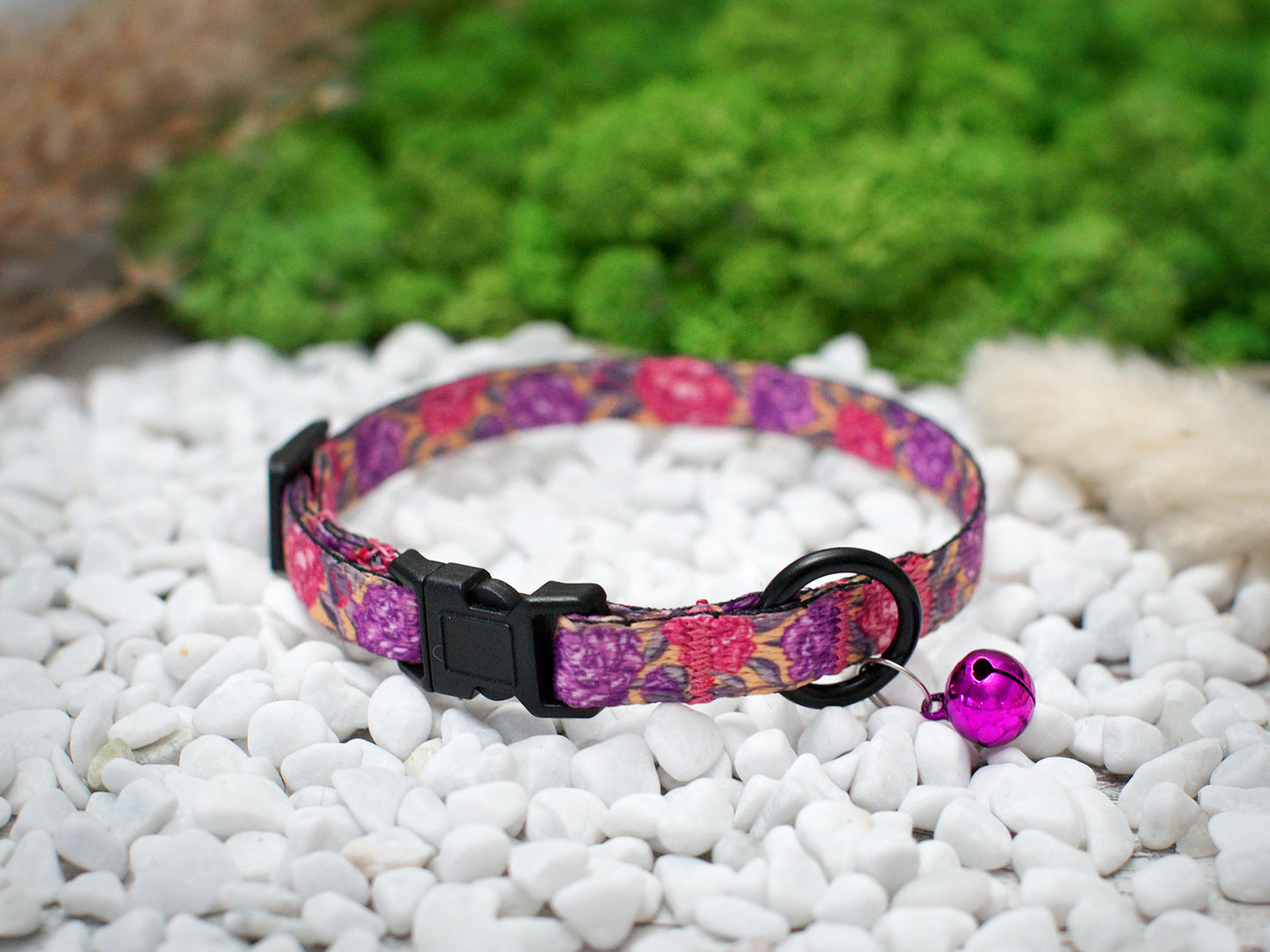 Floral Cat Collar Breakaway with Personalization