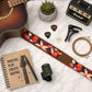 Personalized 'Vibrant Echo' Padded Guitar Strap – 7 Custom Artisan Patterns & Engraved Leather Ends