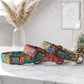 Custom engraved dog collar – personalization detail close-up