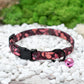 Floral Cat Collar Breakaway with Personalization