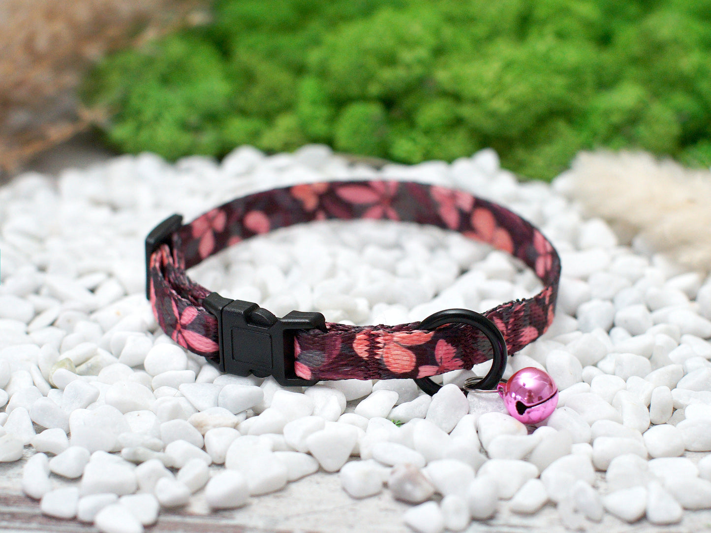 Floral Cat Collar Breakaway with Personalization