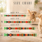 Personalized dog collar with nature print – adjustable fit detail