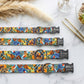 States Edition personalized dog collar – material and stitching close-up