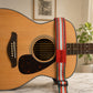 Personalized 'Vibrant Echo' Padded Guitar Strap – 7 Custom Artisan Patterns & Engraved Leather Ends