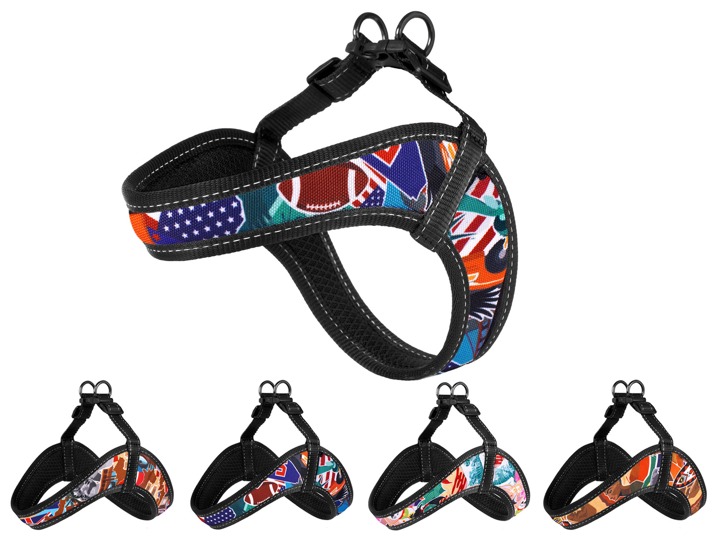 Travel Dog Harness with Name