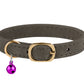 Leather Cat Collar with Classic Buckle