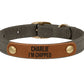 Leather Cat Collar with Classic Buckle