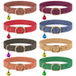 Leather Cat Collar with Classic Buckle