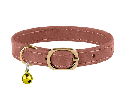 Leather Cat Collar with Classic Buckle