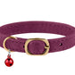 Leather Cat Collar with Classic Buckle