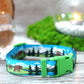 Nature Dog Collar with Plastic Buckle