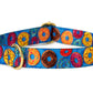 Donut Dog Collar with Gold Metal Buckle