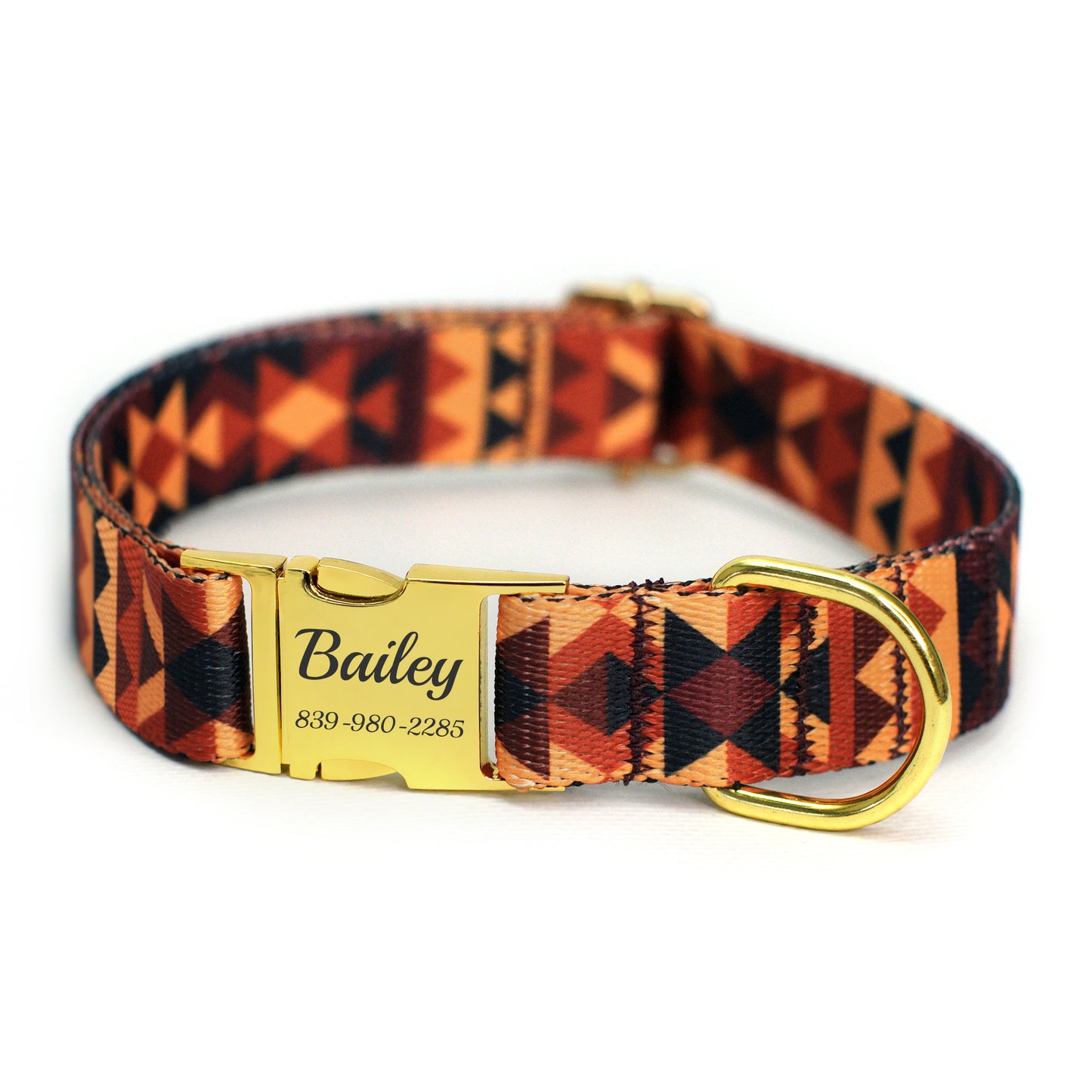 Nylon Dog Collar with Metal Buckle