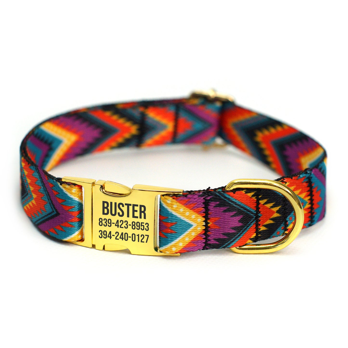 Nylon Dog Collar with Metal Buckle