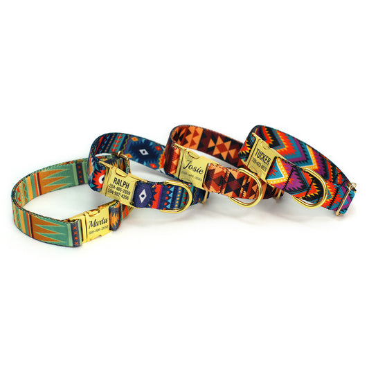 Nylon Dog Collar with Metal Buckle