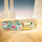 Floral Dog Collar with Name