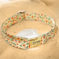 Floral Dog Collar with Name