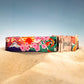 Personalized Dog Collar with Japan USA Europe Pattern